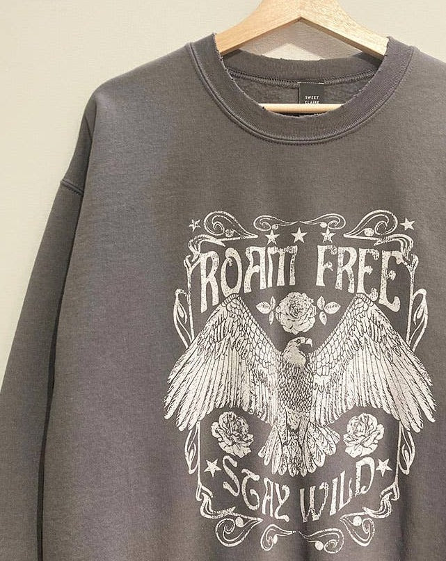 ROAM FREE DISTRESSED SWEATSHIRT