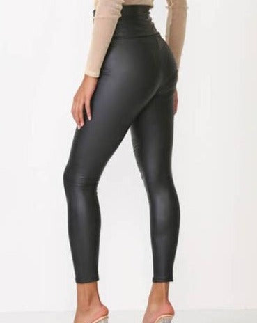 FAUX LEATHER LEGGING