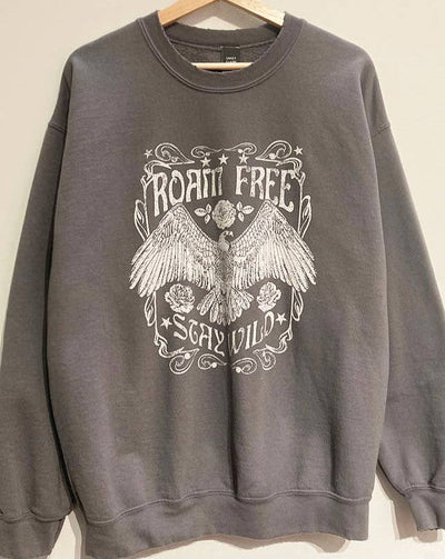 ROAM FREE DISTRESSED SWEATSHIRT