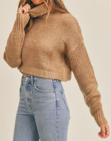 CROPPED TURTLENECK