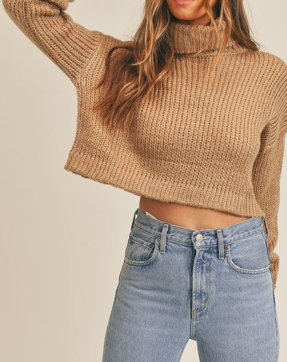 CROPPED TURTLENECK